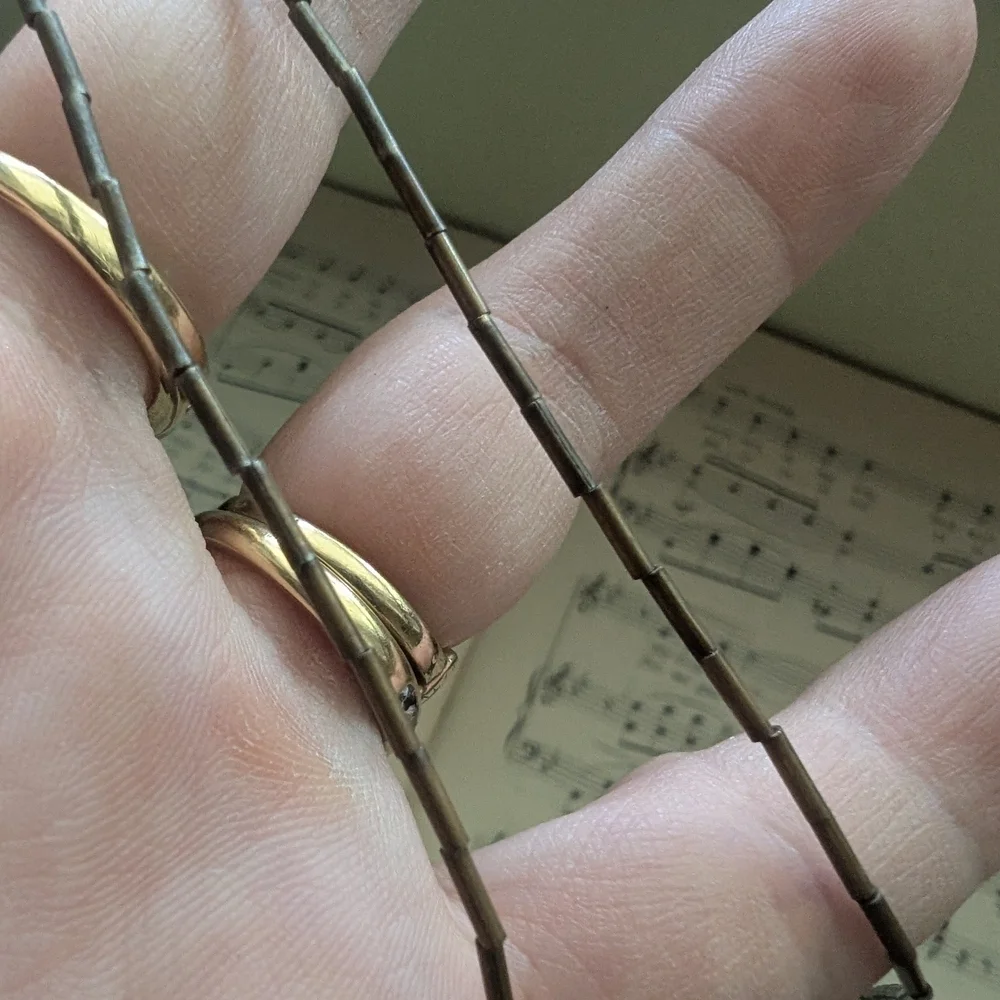 Elegant Blue and Silver Necklace - Picture 5 of 12